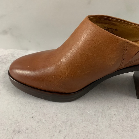 Frye Joan Campus Redwood Brown Mule Shoes 7 & 7.5 - Picture 5 of 8